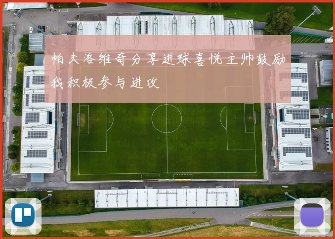 帕夫洛维奇分享进球喜悦主帅鼓励我积极参与进攻